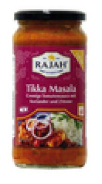 Tikka Masala Sauce mit Koriander und Zitrone, Rajah, 500g 1