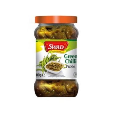 Green Chilli Pickle, eingelegte gruene Chilischoten, SWAD, 300g