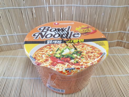 Bowl Noodle Soup, 5x100g, Spicy Chicken Flavour, wuerziges Huhn, Nong Shim