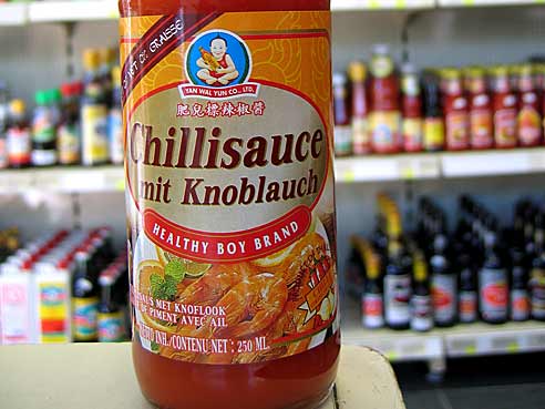 Chilisosse mit Knoblauch, Healthy Boy Brand, 250ml