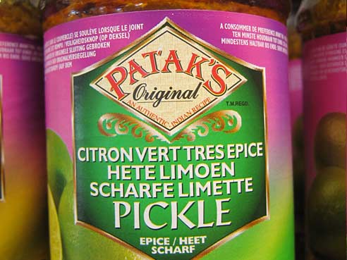 Patak`s Pickles, scharfe Limetten Pickle, 283g