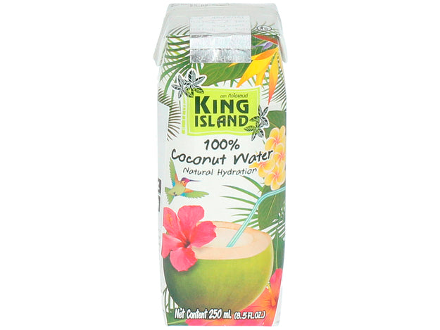 Kokoswasser, 100%, reines Kokosnusswasser, King Island,  250ml