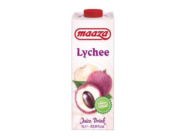 Lychee Fruchtsaftgetraenk, Maaza, 1 ltr. Tetra