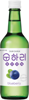 Chamisul Soju, Chum Churum, Blueberry, Blaubeere, Vodka aus Korea, Alk. 12 % VOL., 350ml