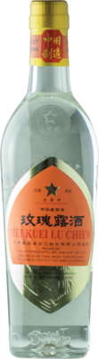 Rosen Schnaps Mei Kuei Lu Chiew, Golden Star Brand, China, 500ml Flasche, Alk. 54% VOL.