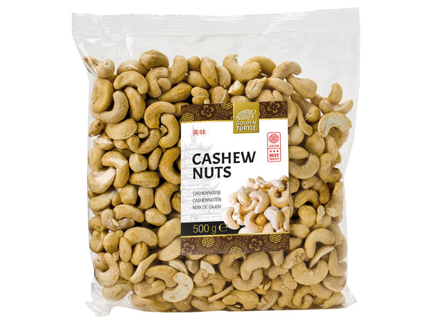 Cashew Nuesse, nicht gesalzen, nicht geroestet, 500g