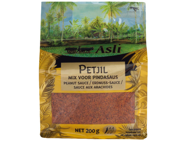 Petjil-Erdnusssossenmischung, Asli, 200g