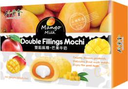 Mochi, Klebereiskuchen Mango und Milch, 6 St., 180g, Bamboo House