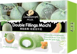 Mochi, Klebereiskuchen Cantaloupe Melone und Milch, 6 St., 180g, Bamboo House