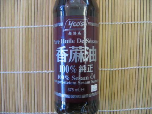 Sesamöl, geröstet, Yeo`s, 375ml