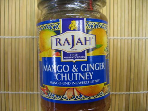 Mango und Ingwer Chutney, Rajah, 340g