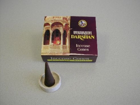 Raeucherkegel, Darshan, 30g, 12 St.