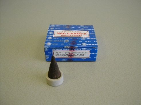 Raeucherkegel, Nag Champa, 20g, 12 St.