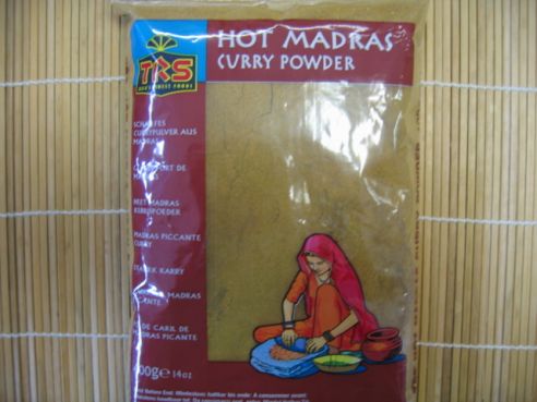 Madras Currypulver, scharf, TRS, 400g