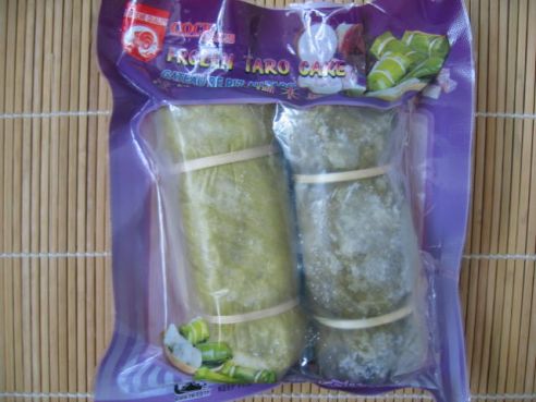 Klebereis mit Taro, eingewickelt in Bananenblaetter, Cock, 454g