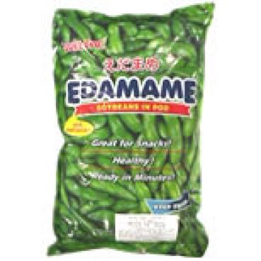 Edamame, gruene Sojabohnen, nicht gesalzene ganze Schoten, 1kg