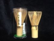 Matcha Besen, Chasen, Bambus, 80 Borsten, 11x6cm, fuer jap. Tee Zeremonie