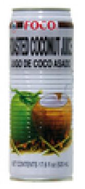 Kokosnuss Getränk, geröstet, mit Kokosstreifen, FOCO, 520ml 1