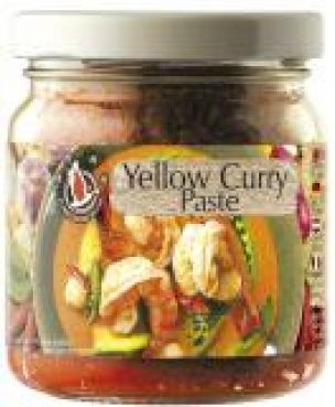 Currypaste, gelb, Flying Goose, 195g