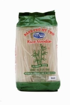 Reisnudeln, Banh Pho My Tho, 3mm breit, M, Bamboo Tree, 400g