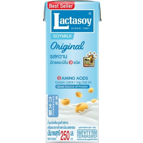 Sojamilch, original classic, Lactasoy, 6x250ml