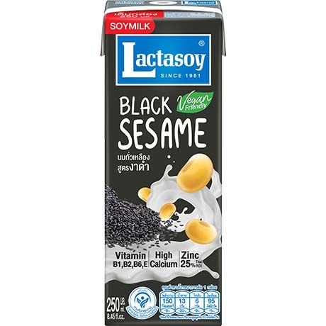 Sojamilch mit schwarzem Sesam, Lactasoy, 250ml