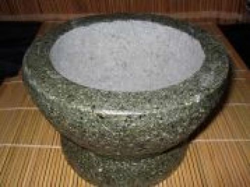 Steinmoerser 7,0", 18cm, Granit, mit Stoessel