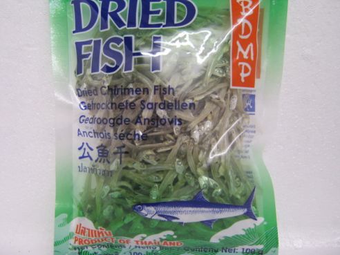 Anchovis, Sardellen, Chirimen Fish, getrocknet, BDMP, 100g