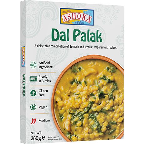 Indisches Fertiggericht, Dal Palak, Ashoka, 280g