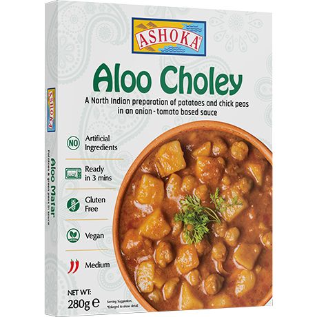 Indisches Fertiggericht, Aloo Choley, 280g, Ashoka