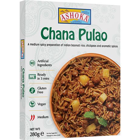 Indisches Fertiggericht, Chana Pulao, 280g, Ashoka