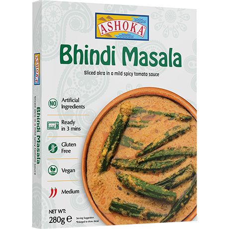 Indisches Fertiggericht, Bhindi Masala, 280g, Ashoka