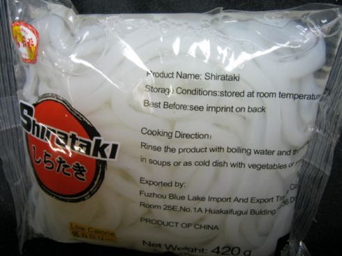 Shirataki, Konjak, Udon Nudelform, City Aroma,  1x420g/200g ATG