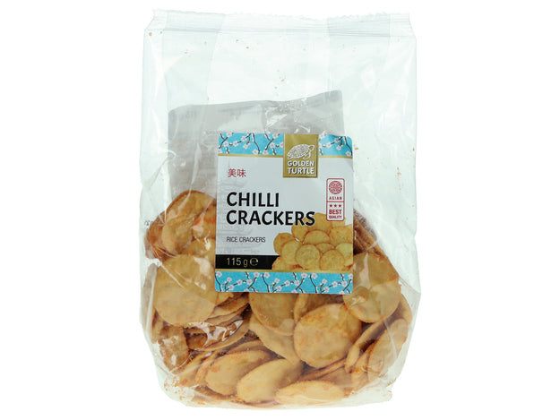 japanische Reiskraecker, Chilli Mais Kaese Crackers, GT, 115g