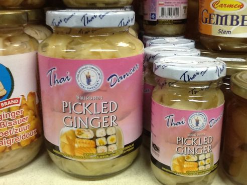 Sushi Ingwer, Ingwer eingelegt, Sushi Gari, Thai Dancer, 454g/255g