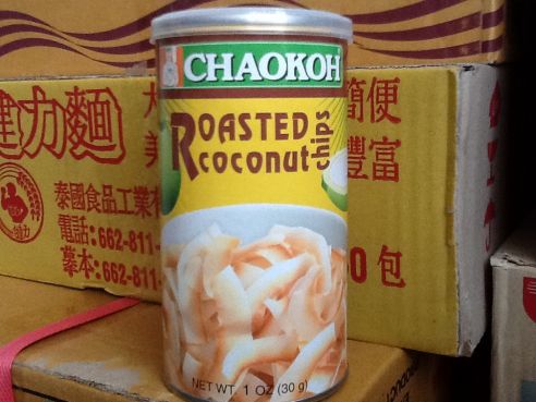 geroestete Kokosnusschips, Kokoschips, Chaokoh, 30g