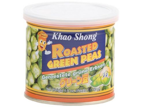 geröstete grüne Erbsen, roasted green peas, Khao Shong, 140g