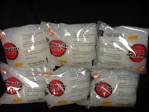 Shirataki, Konjak Bandnudeln, Spaghetti, City Aroma,  6x400g/200g ATG