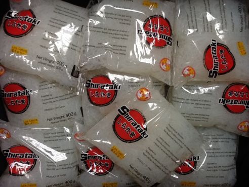 Shirataki, Konjak Bandnudeln, Spaghetti, City Aroma, 10x400g/200g ATG