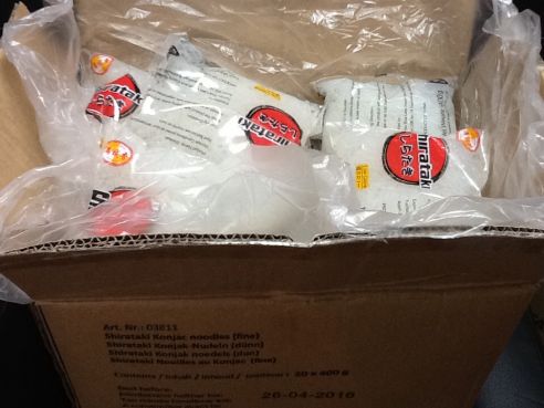 Shirataki, Konjak Bandnudeln, Spaghetti, City Aroma, 20x400g/200g ATG