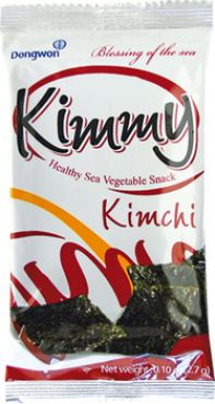 Seetang Snack, Crispy Seaweed, Kimchi, Dongwon, 21,6g (8x2,7g)