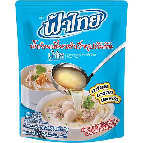 Thai Nudelsuppenkonzentrat Klare Brühe, Fathai, 350g/270ml