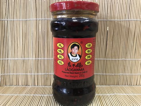 fermenierte Sojabohnen in Chili Oel, Laoganma, 280g