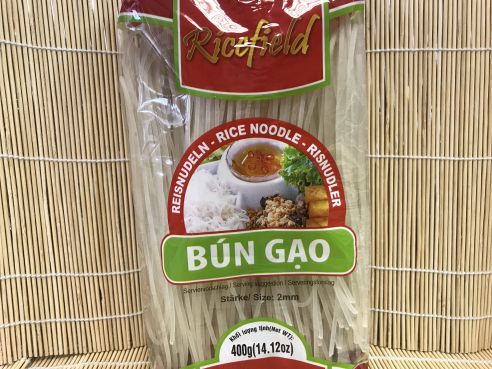 Reisnudeln, Bun Gao, 2,0mm, 400g, Ricefield, Vietnam