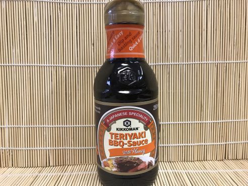Teriyaki Barbeque Sosse mit Honig, Kikkoman, 250ml
