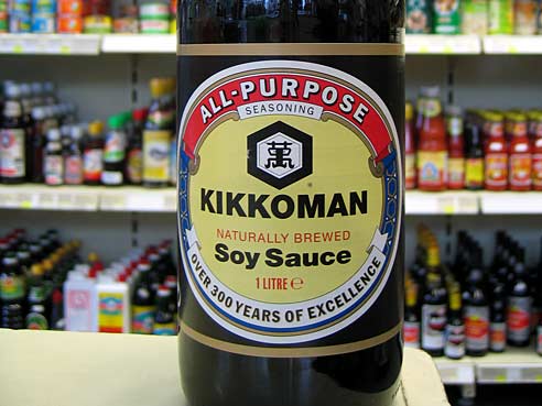 Sojasosse, Shoyu, Kikkoman, 500ml, PET Flasche