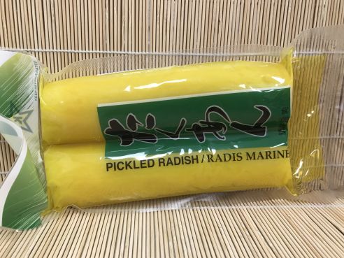 eingelegter Rettich, in Haelften, fuer Sushi, mariniert, 350g