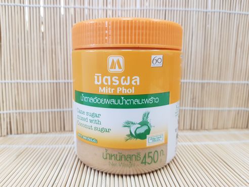 Rohrzucker Mix Kokosnusszucker, Mitr Phol, 450g Becher