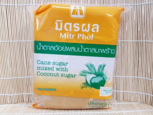 Rohrzucker Mix Kokosnusszucker, Mitr Phol, 1000g