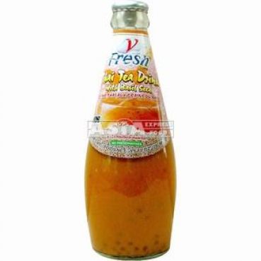Thai Tea Drink with Basil Seed, V-Fresh, 290ml